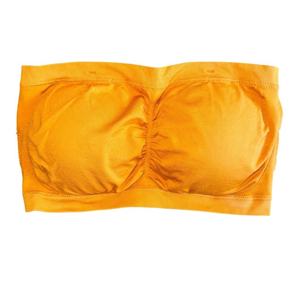 Zenana Orange Strapless Bra